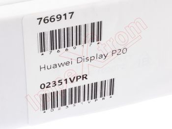 Pantalla completa Service Pack negra para Huawei P20 Lite